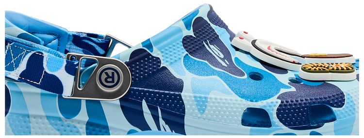 BAPE x Classic Clog ABC Camo   Blue