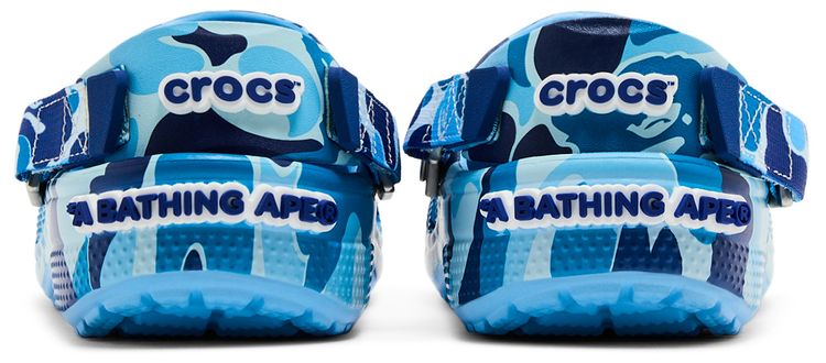 BAPE x Classic Clog ABC Camo   Blue