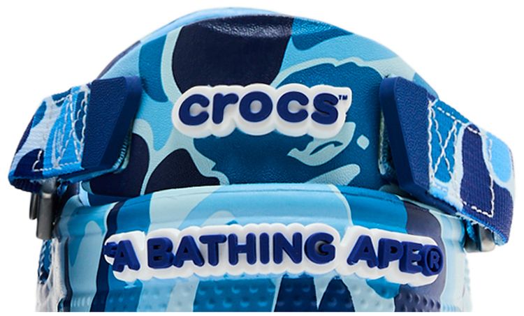 BAPE x Classic Clog ABC Camo   Blue