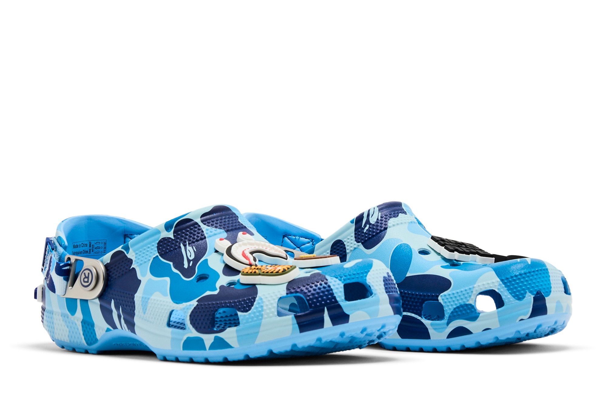 Buy BAPE x Classic Clog 'ABC Camo - Blue' - 209627 4TB | GOAT
