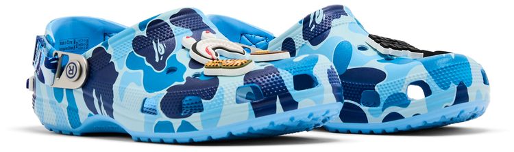 BAPE x Classic Clog ABC Camo   Blue