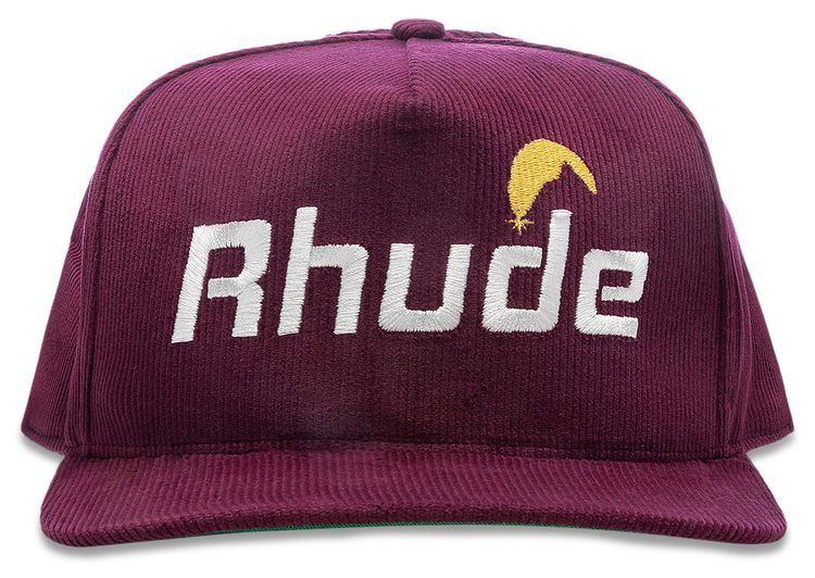 Rhude Cheval Corduroy Structure Hat Maroon