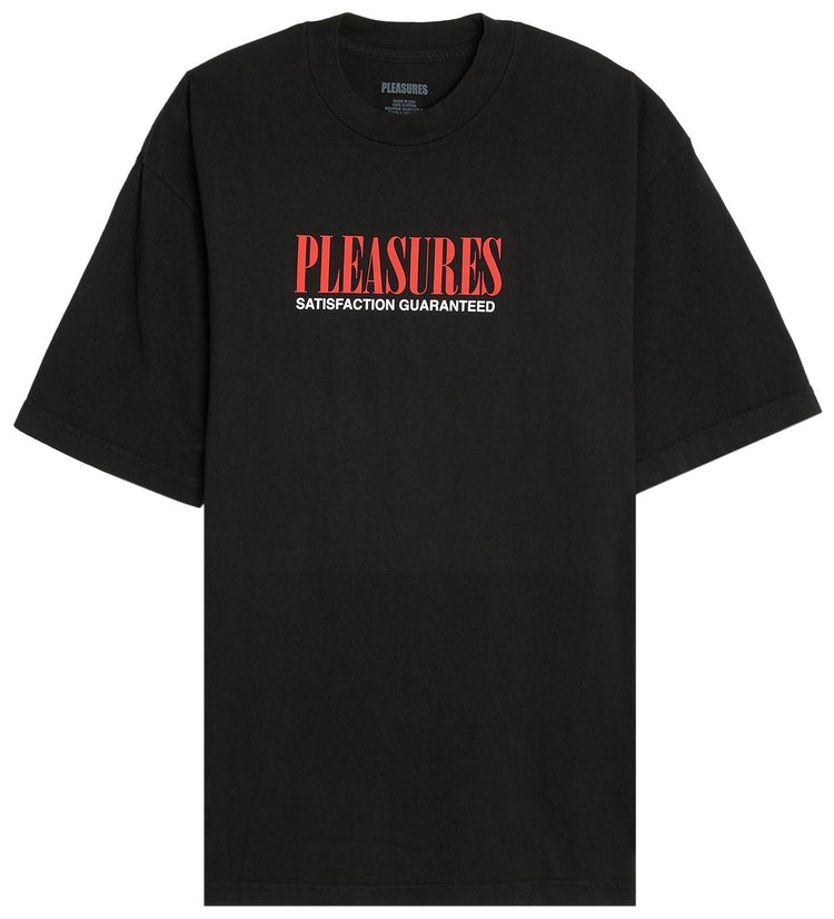 Pleasures Satisfaction T Shirt Black