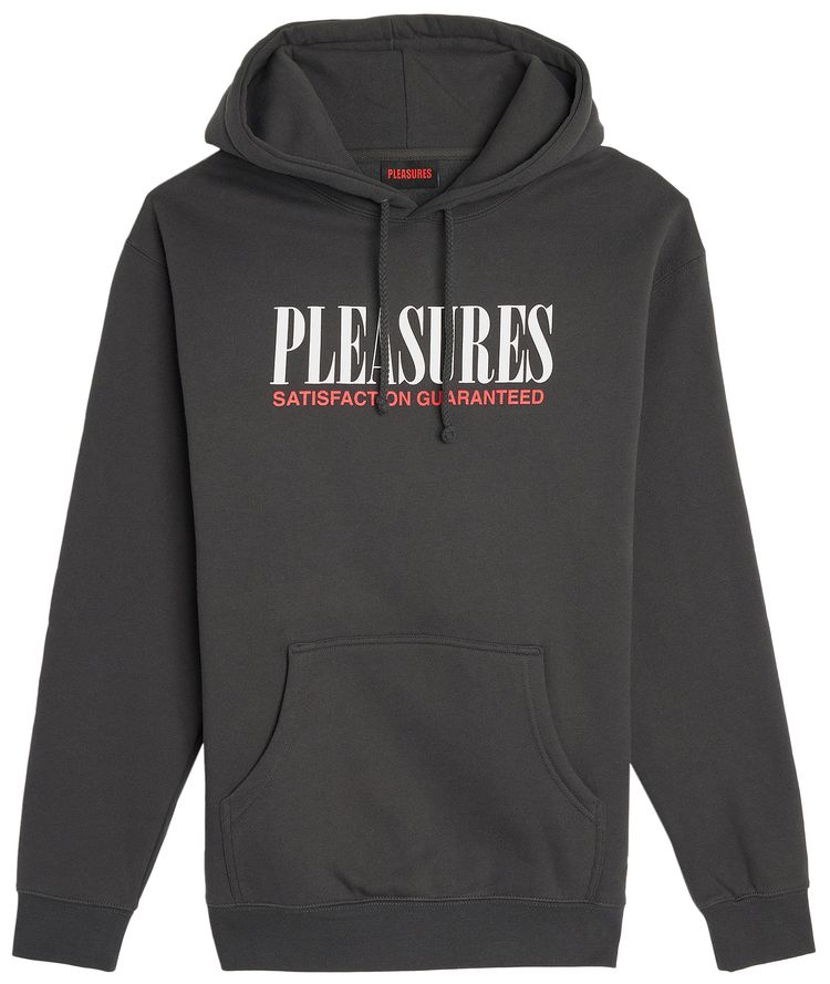 Pleasures Satisfaction Hoodie Asphalt