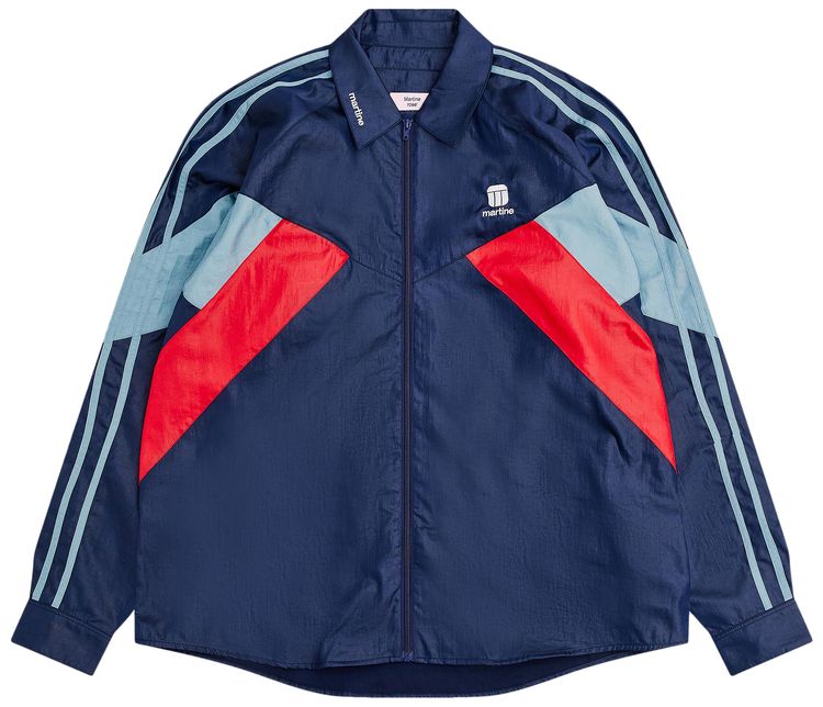 Martine Rose Shirt Track Jacket Blue Navy