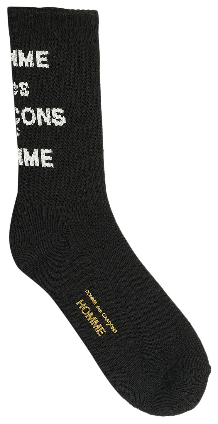 Comme des Garcons Homme Plus Pilled Socks Black
