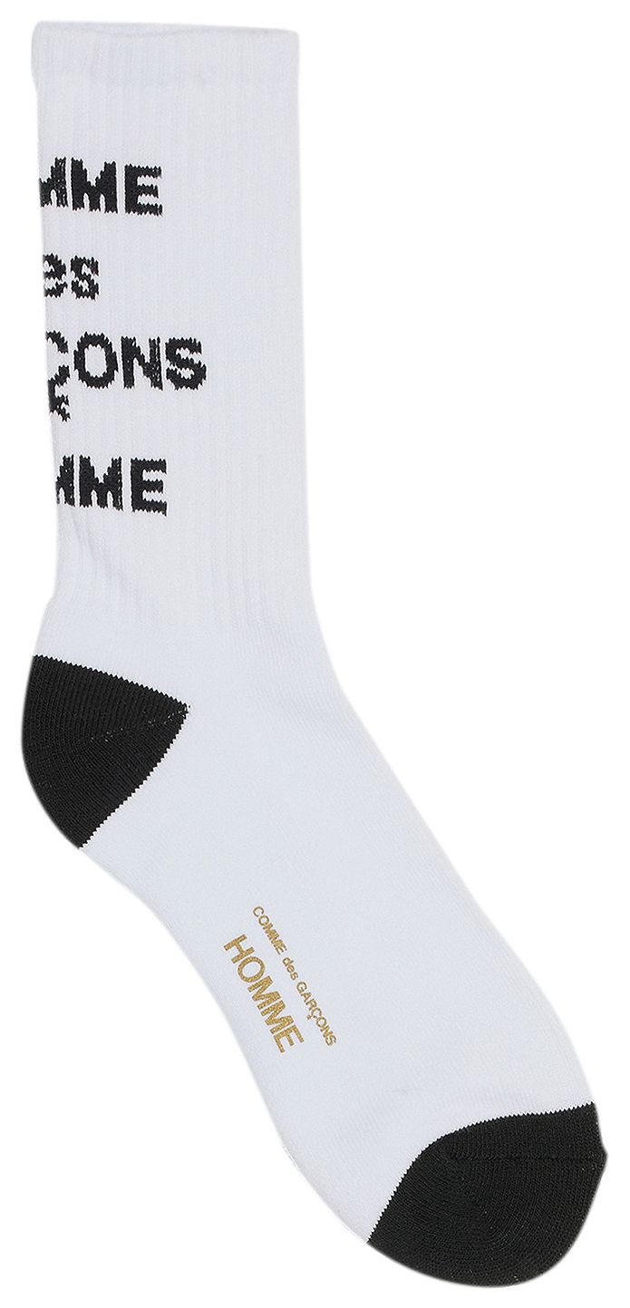 Comme des Garcons Homme Plus Pilled Socks White