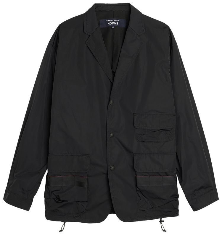 Comme des Garcons Homme Plus Nylon Taffeta Jacket Black