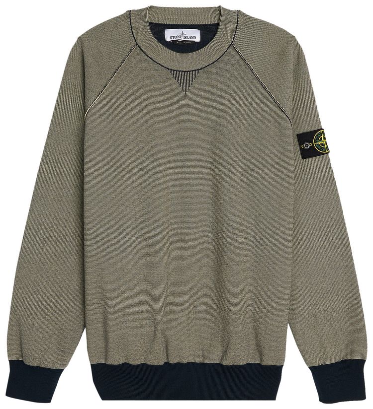 Stone Island Two Tone Sweatshirt Navy Blue