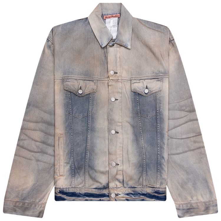 Acne Studios Casual Denim Jacket Light Blue