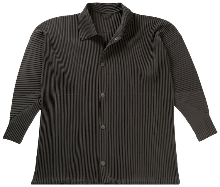 Homme Plisse Issey Miyake MC March Jacket Charcoal Grey