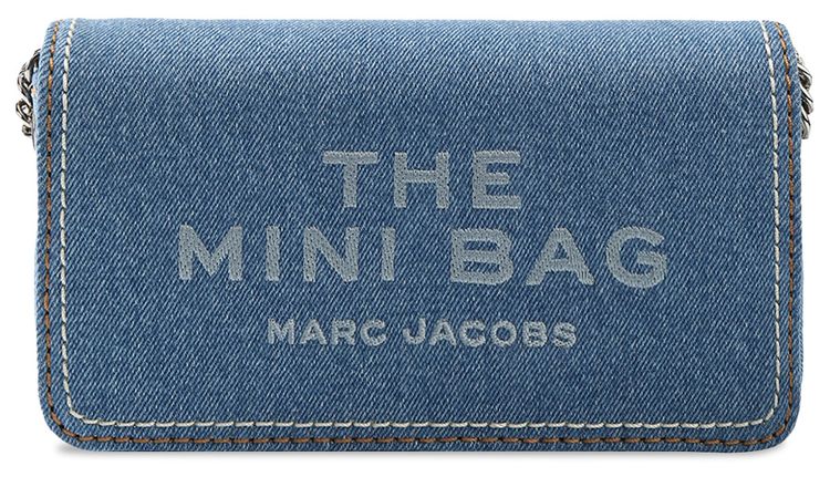 Marc Jacobs Denim Chain Mini Bag Light Wash