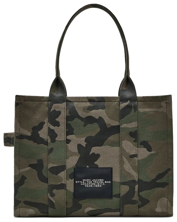 Marc Jacobs Large Camo Jacquard Tote Bag CamoMulticolor