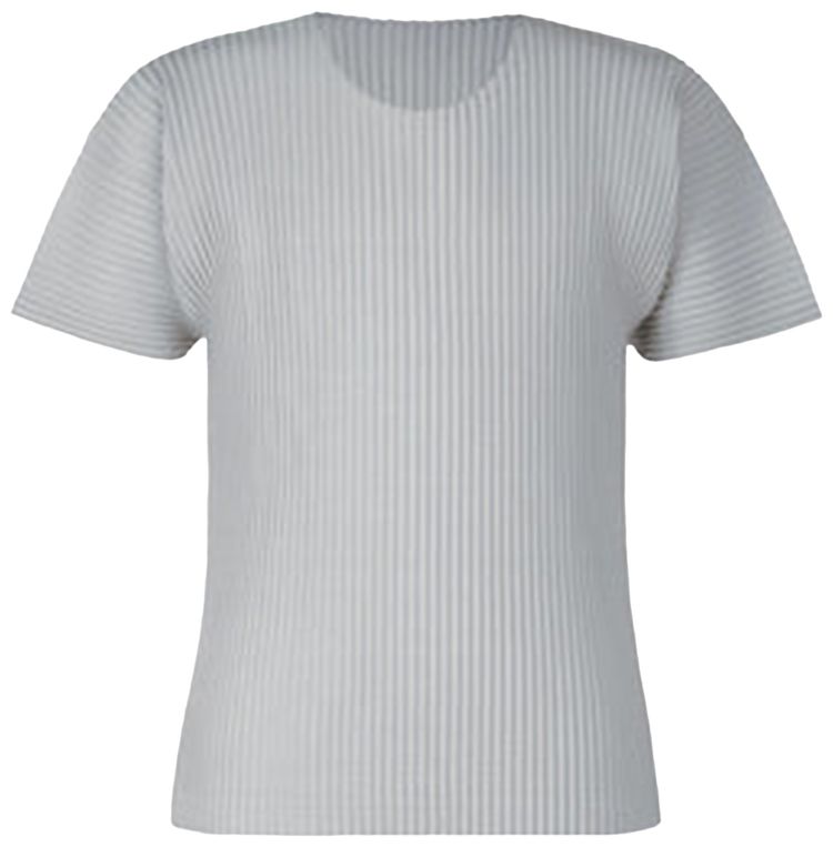 Pleats Please Issey Miyake Basics Shirt Light Grey