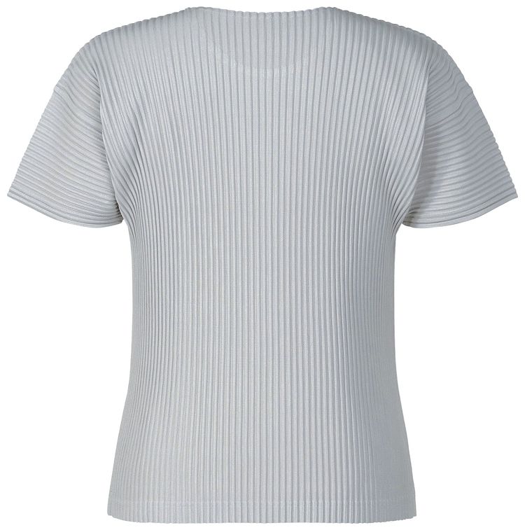 Pleats Please Issey Miyake Basics Shirt Light Grey