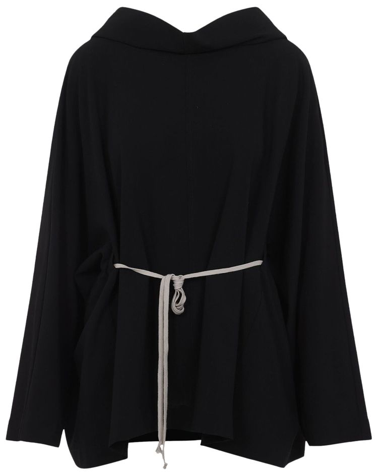 Rick Owens Hollywood Runway Hooded Tunic Black