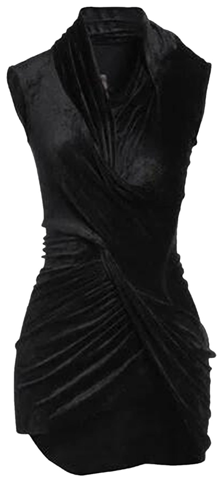 Rick Owens Lilies Magnetic Sleeveless Top Black