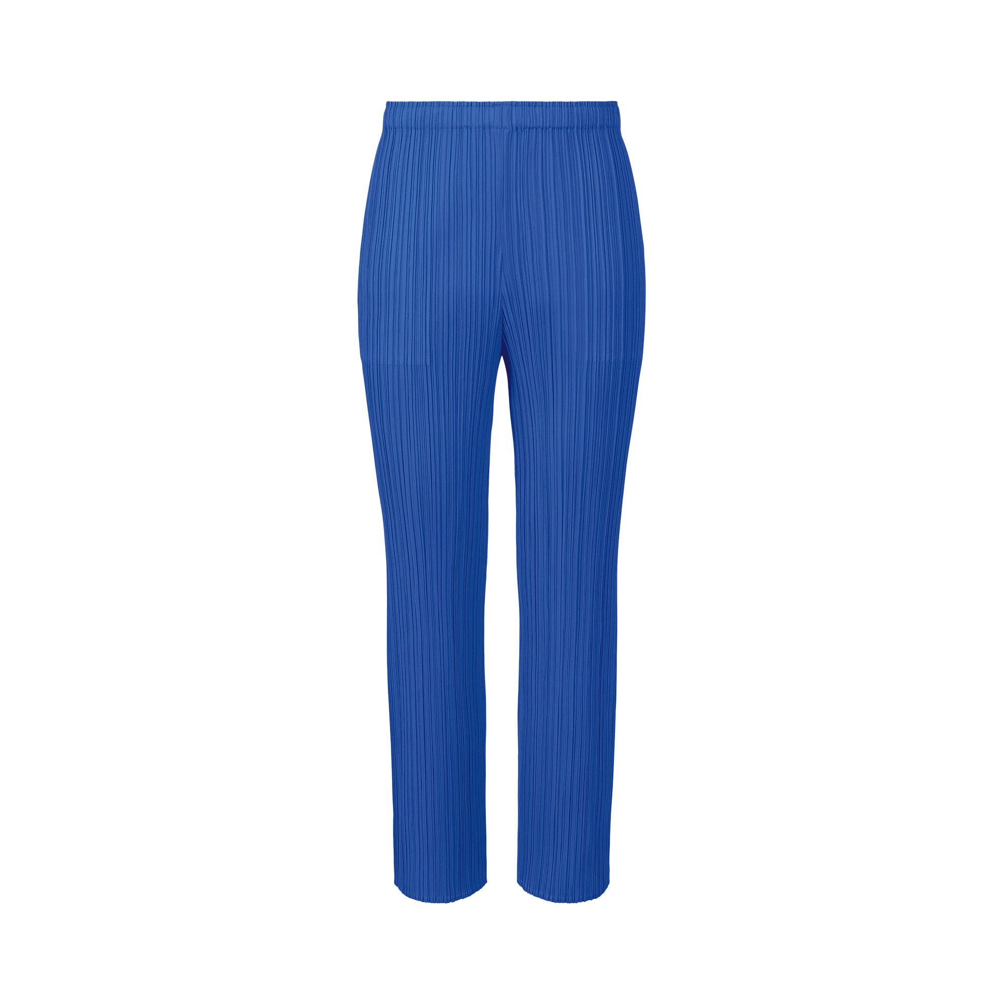 Buy Pleats Please Issey Miyake MC October Pants 'Blue' - PP48JF144