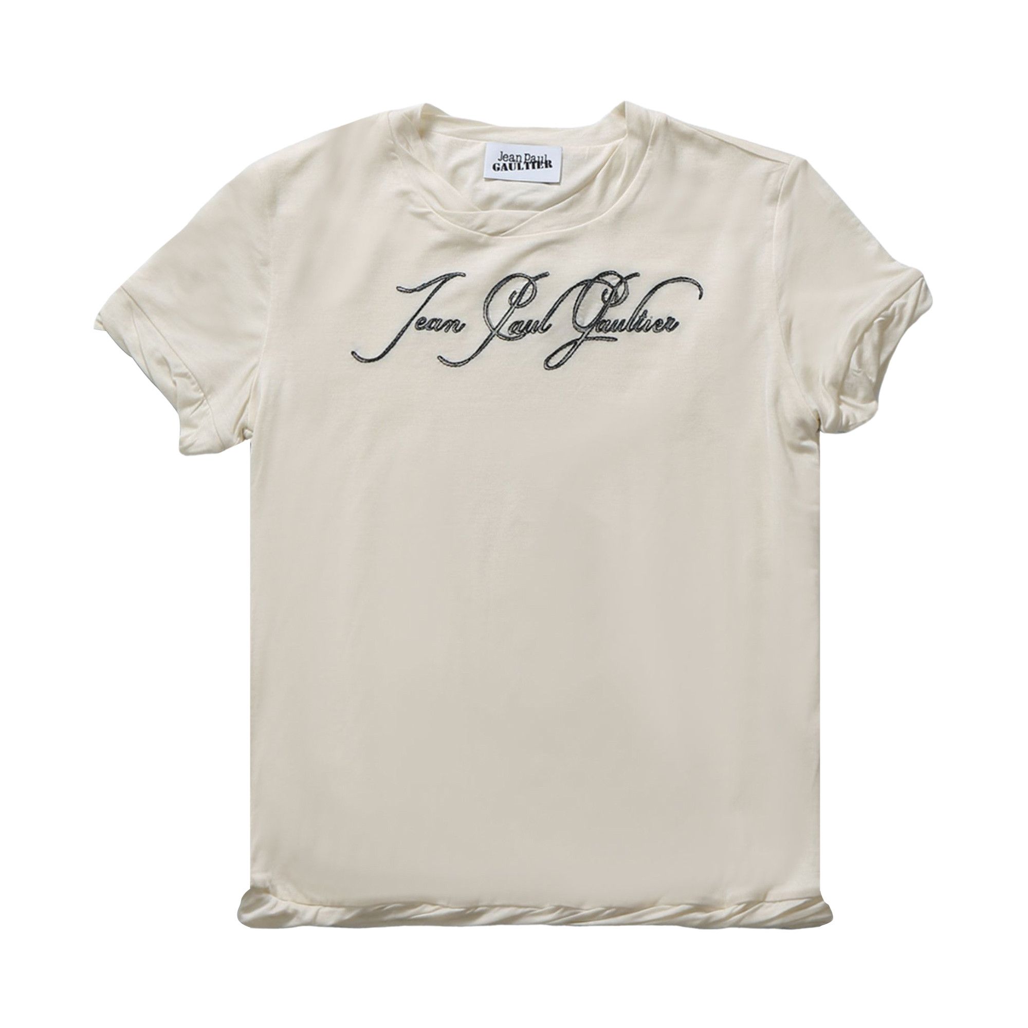 Tシャツ・カットソー JeanPaul GAULTIER 'The Ecru Tattoo' T-shirt Buy Jean Paul Gaultier Tattoo T-Shirt 'Ecru' - 25 34 F