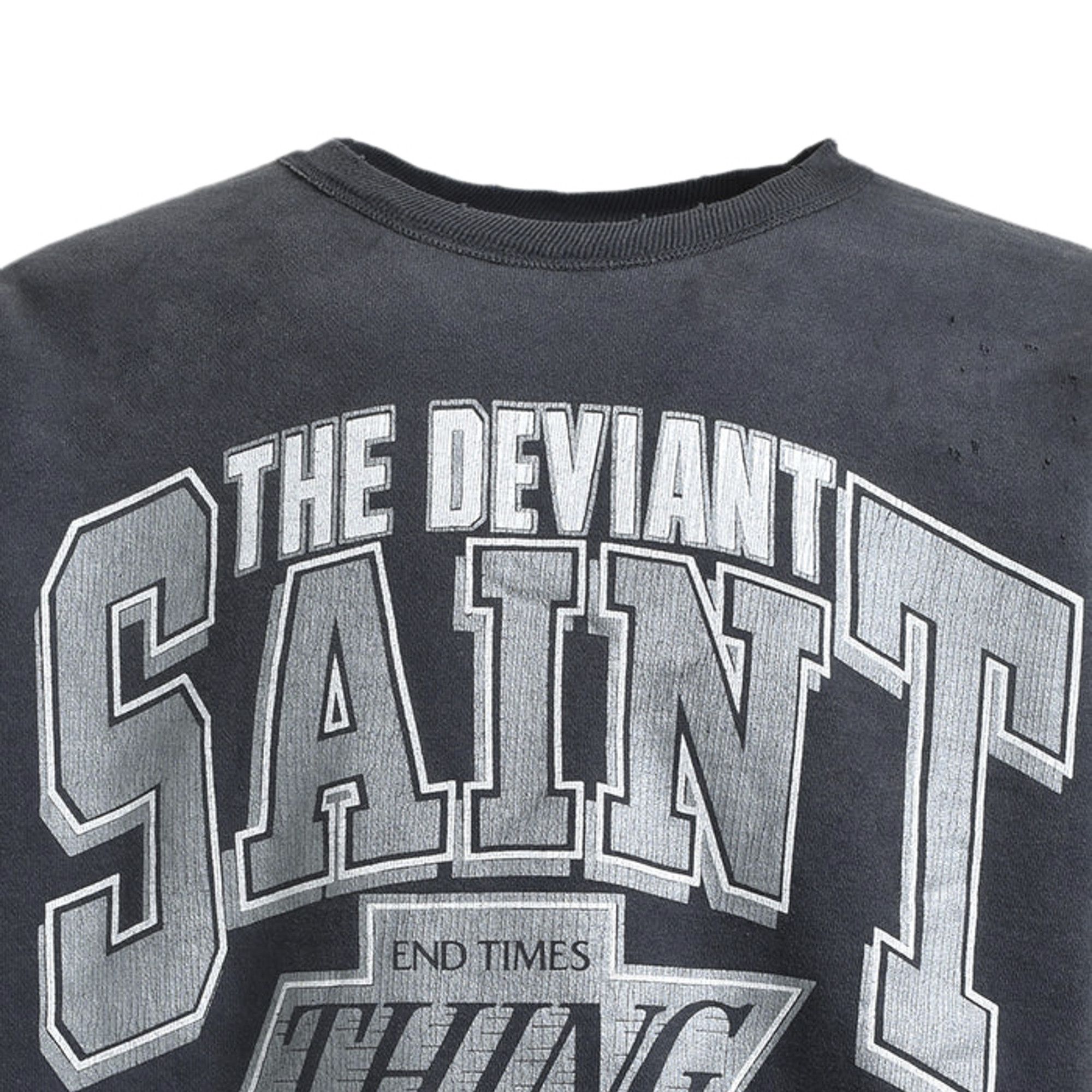 すぐ届く！ SAINT Mxxxxxx THE DEVIANT CREW NECK SWEAT SAINT Mxxxxxx - The Deviant Crewneck - Black – Xhibition