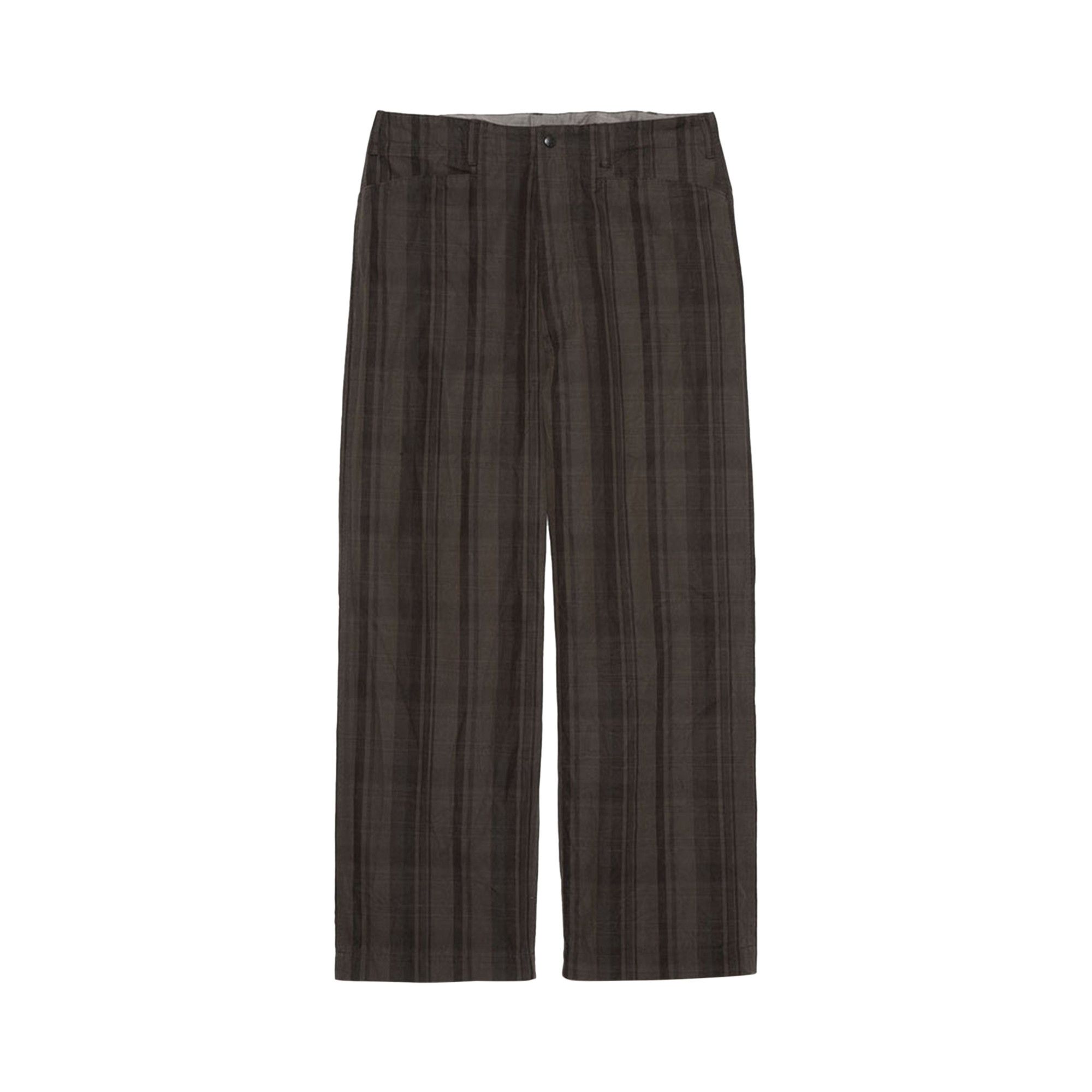 Buy nanamica Plaid Dock Pants 'Brown' - S25SC073U BROW | GOAT