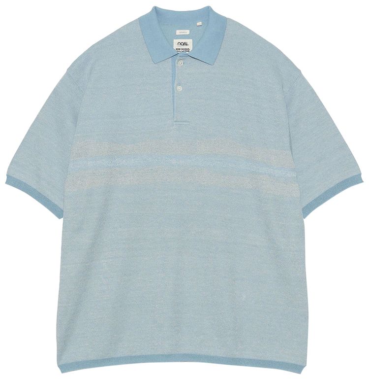 nanamica Polo Sweater Sax