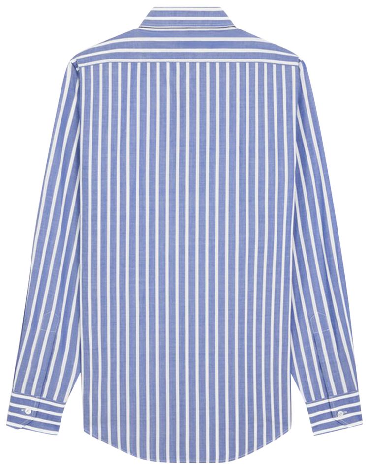 CELINE Chemise Loose Col Drugstore ChambrayChalk