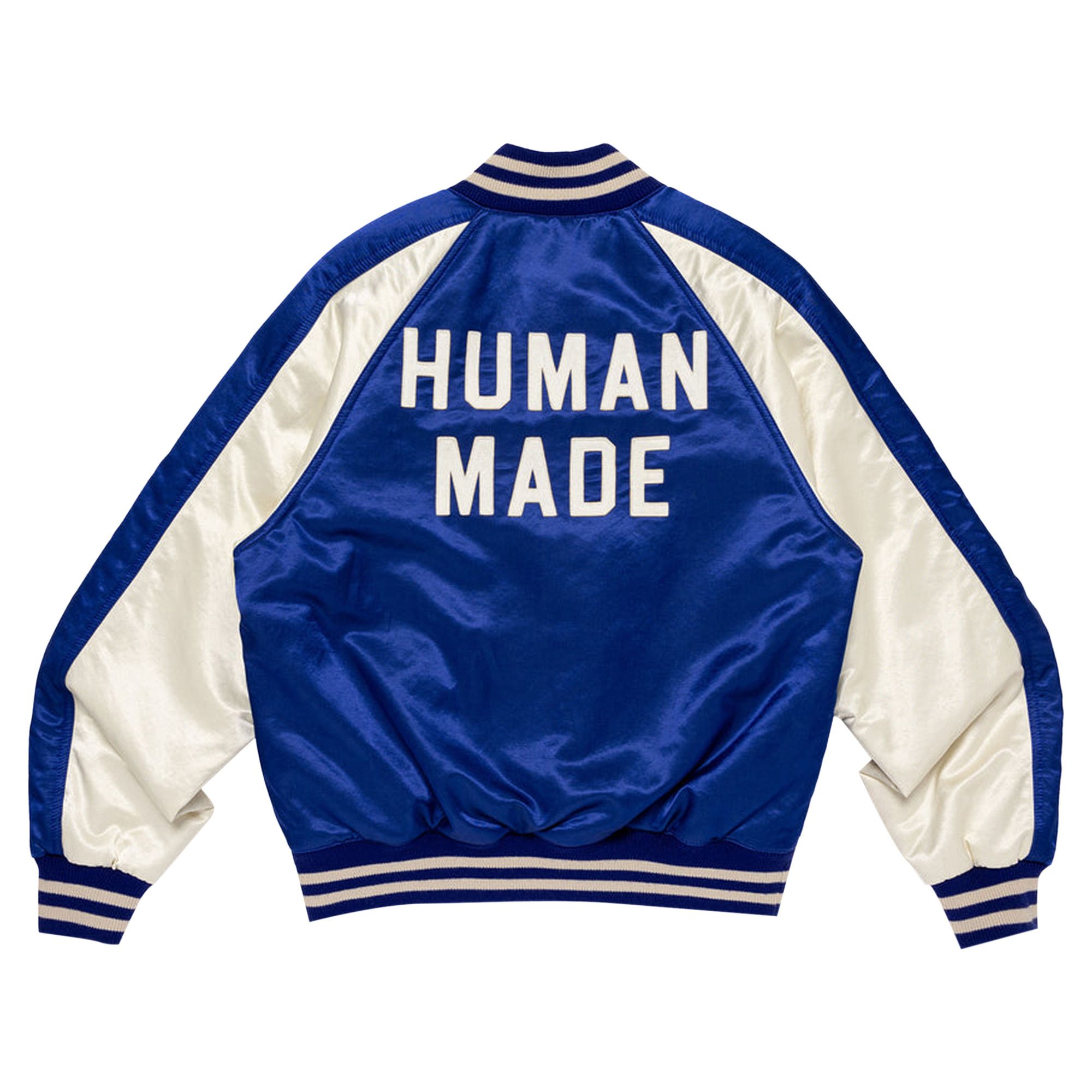 Buy Human Made Satin Stadium Jacket 'Navy' - HM29JK020 NAVY Buy Human Made Satin Stadium Jacket 'Navy' - HM29JK020 NAVY