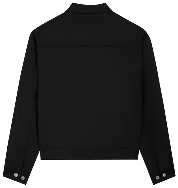 CELINE Blouson Triomphe Col Chemise Black