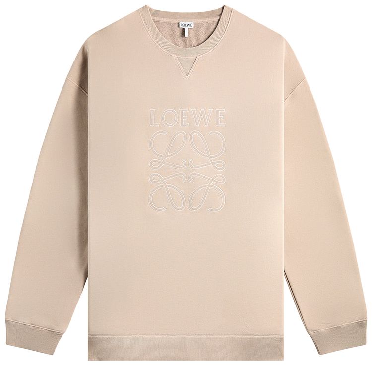 Loewe Relaxed Fit Sweatshirt Dark Beige