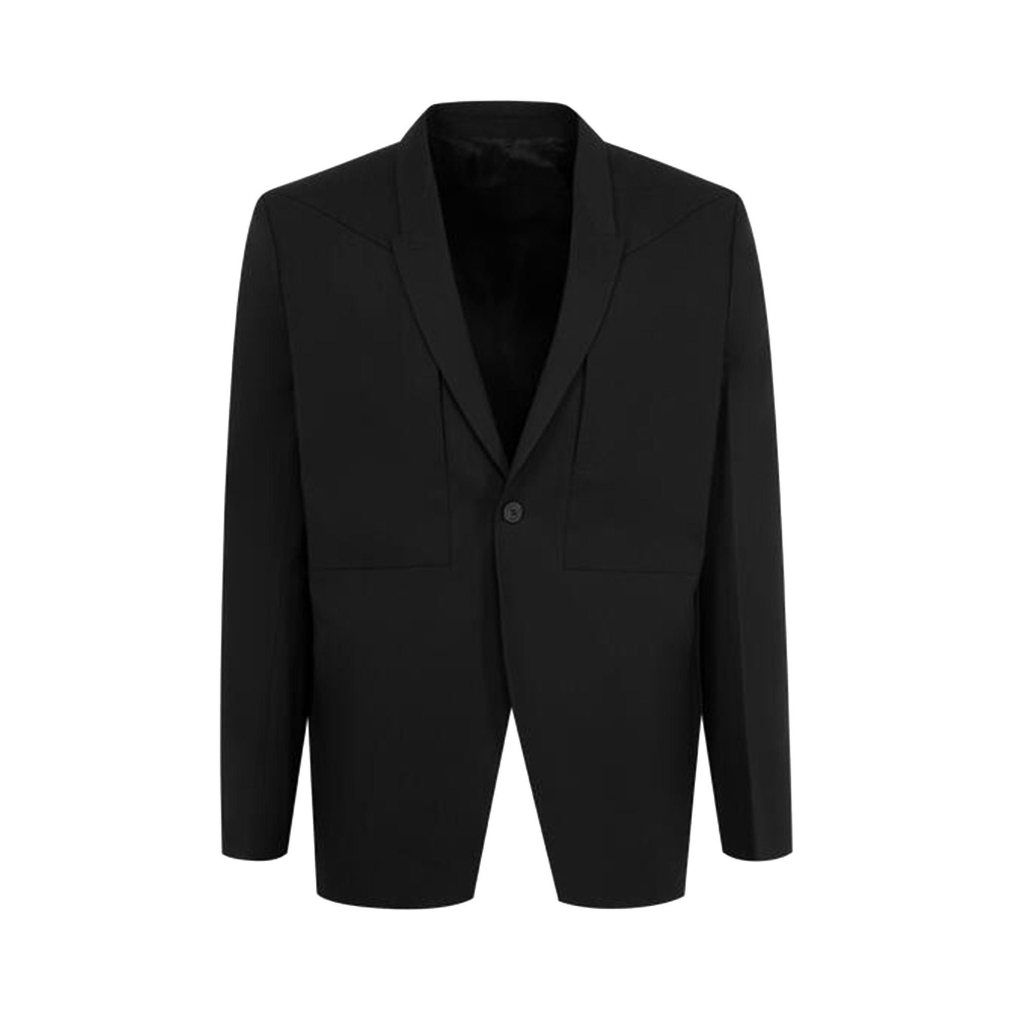 Buy Rick Owens Fogpocket Soft Soft Blazer 'Black' - RU01E5724 ZL