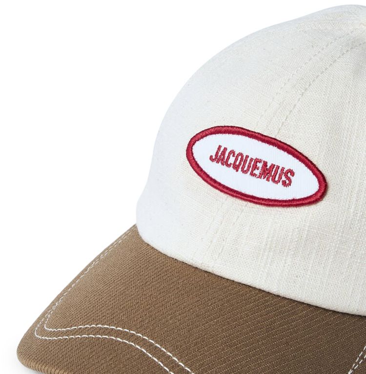 Jacquemus La Casquette Gelato Off WhiteLight Brown