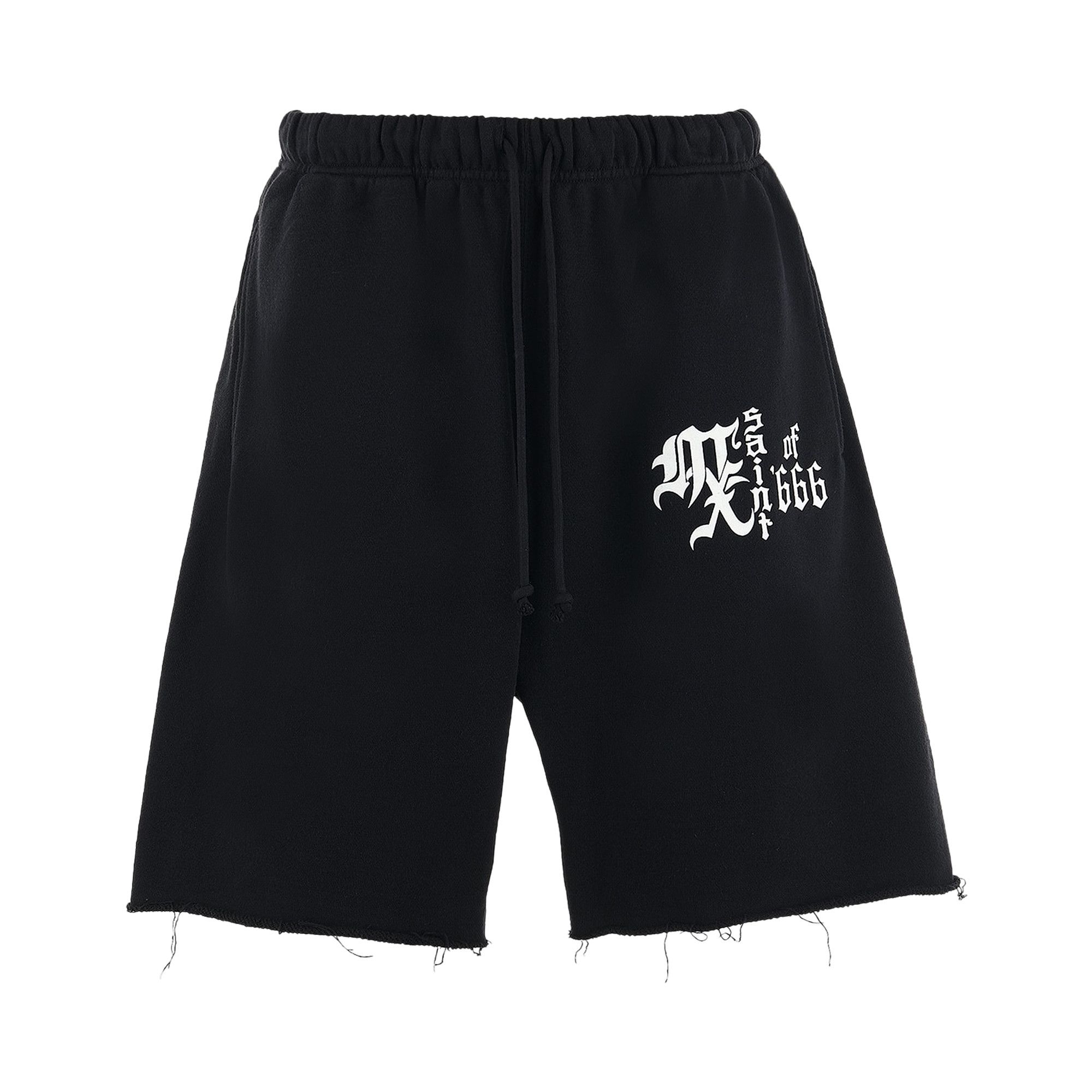 Buy SAINT Mxxxxxx Sweatshorts 'Black' - SM HR8 0000 058 | GOAT
