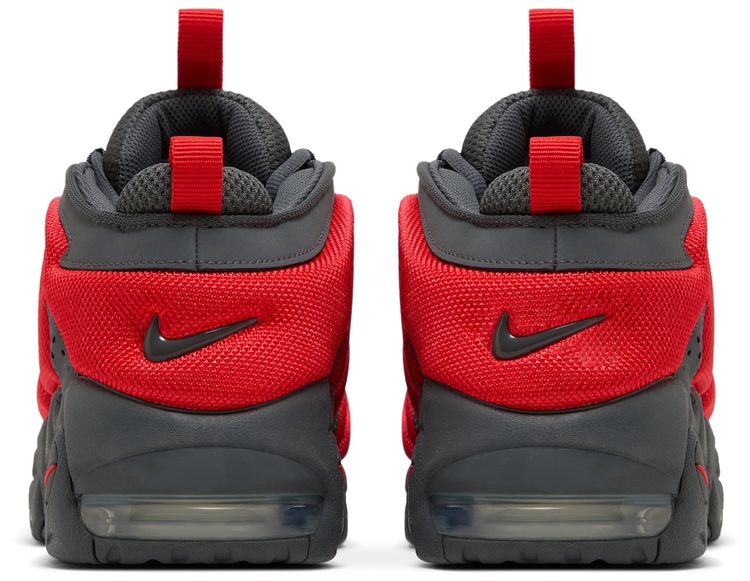 Nike Air More Uptempo Low Dark Grey Light Crimson