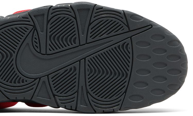 Nike Air More Uptempo Low Dark Grey Light Crimson