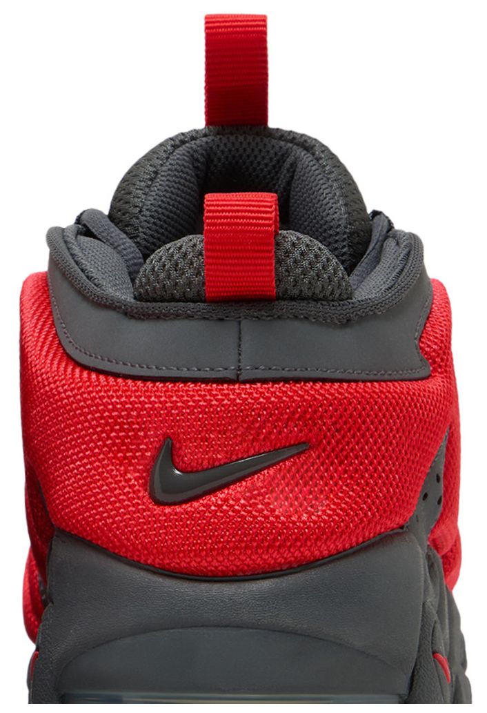 Nike Air More Uptempo Low Dark Grey Light Crimson