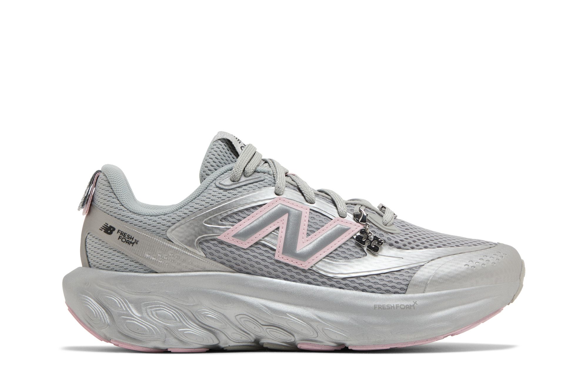 New balance x GANNI ☆ Warped Runner ‘Silver llic’ Buy GANNI x WRPD Runner 'Silver Metallic Pink' China