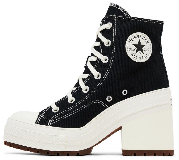Chuck 70 De Luxe Heel High Black Egret