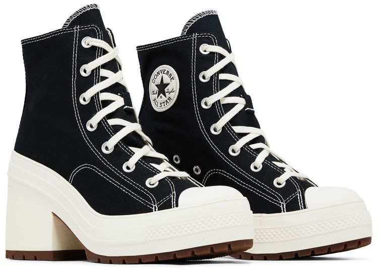 Chuck 70 De Luxe Heel High Black Egret