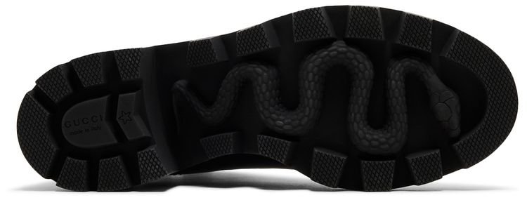 Gucci Wmns Leather Ankle Boot Belt   Black