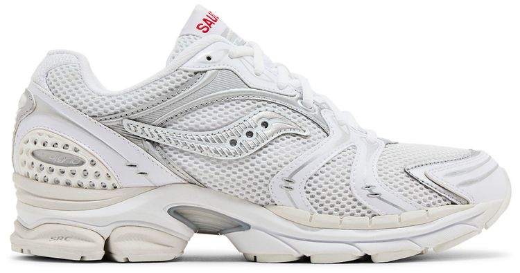 Saucony ProGrid Triumph 4 Heritage  Pack   White Silver