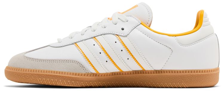 Adidas Samba OG Two Tone Stripes   Crew Yellow
