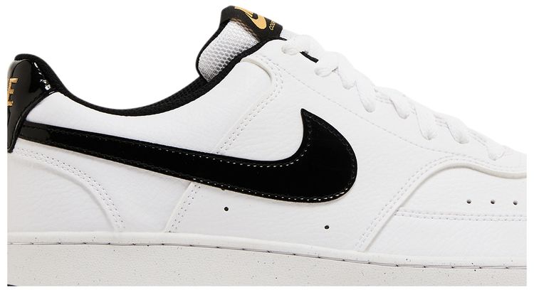 Nike Court Vision Low White Black Metallic Gold