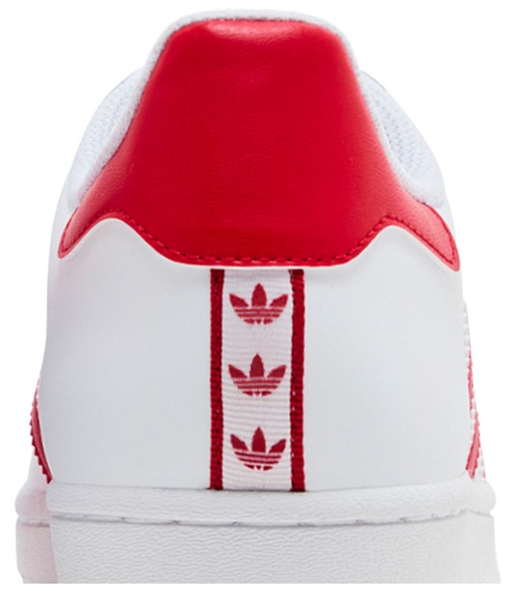 Adidas Superstar Footwear White Scarlet