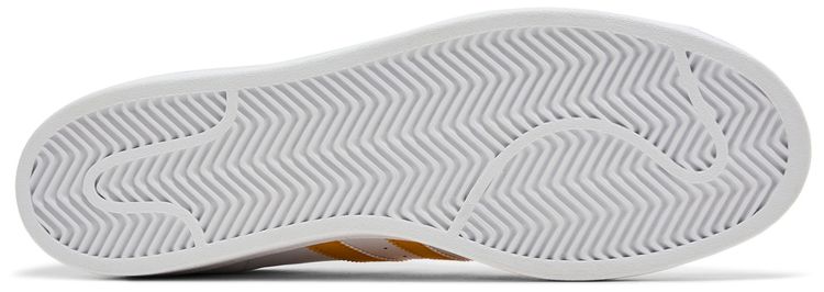 Adidas Superstar White Crew Yellow