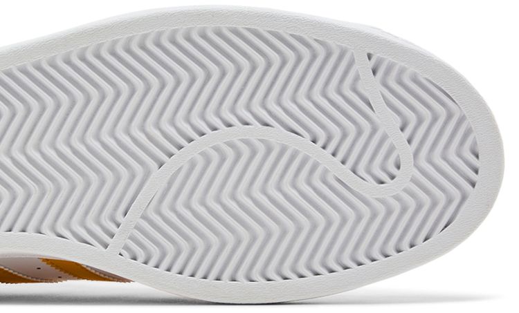 Adidas Superstar White Crew Yellow