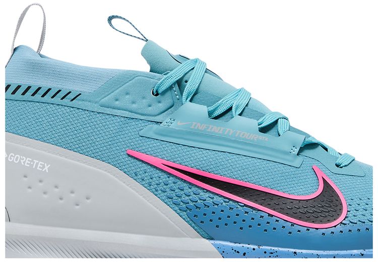 Nike Air Zoom Infinity Tour 2 Golf GORE TEX Denim Turquoise Hyper Pink