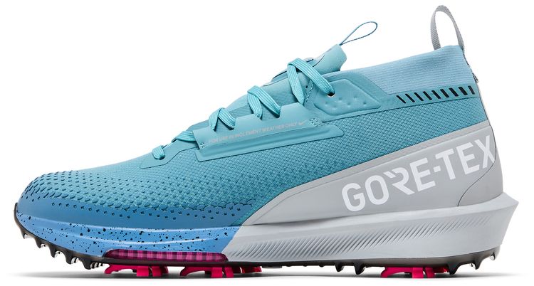 Nike Air Zoom Infinity Tour 2 Golf GORE TEX Denim Turquoise Hyper Pink