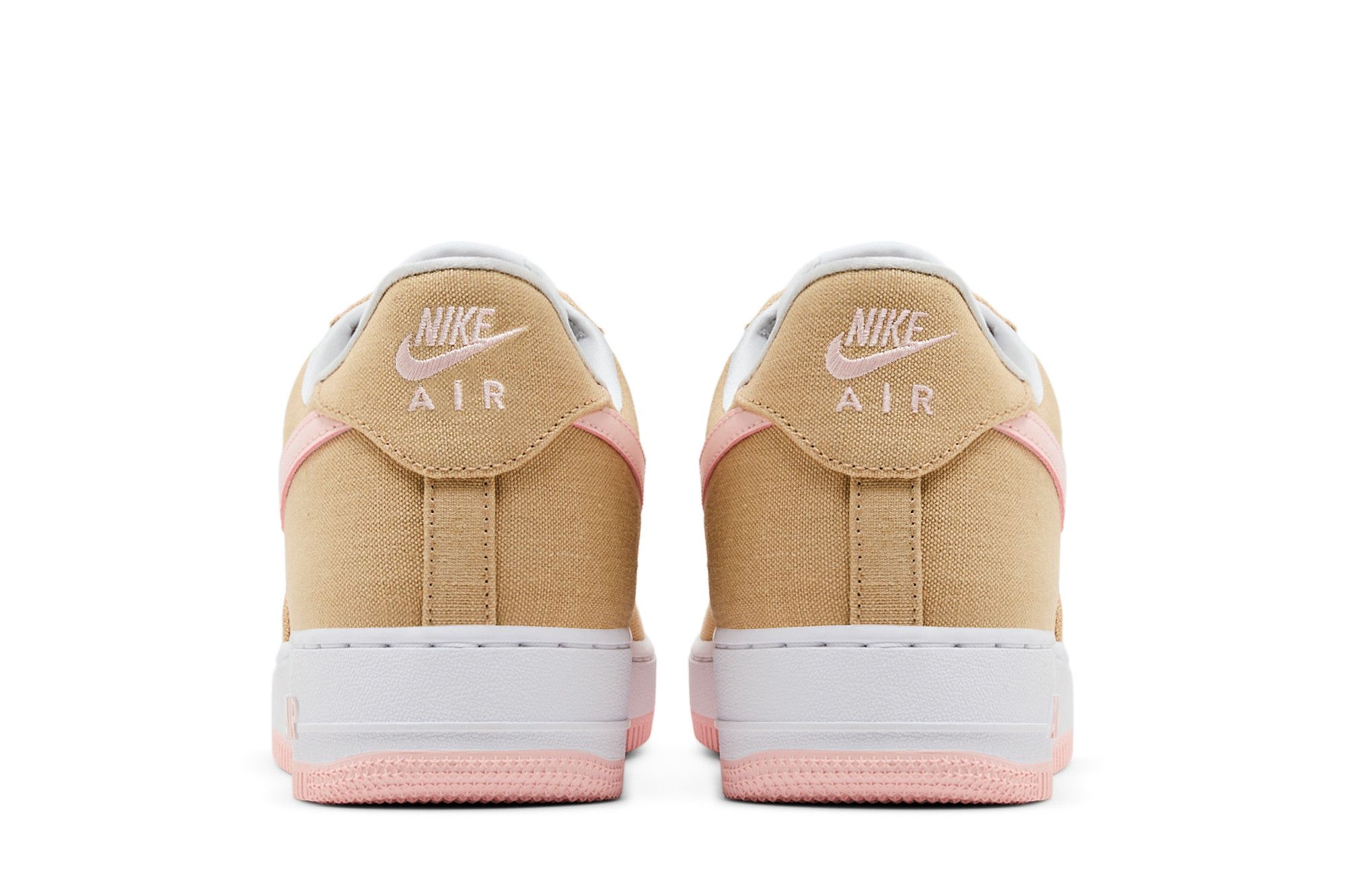 nike air force 1 beige and pink
