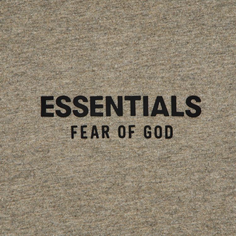 Fear of God Essentials Jersey Long Sleeve Shirt Heather Grey